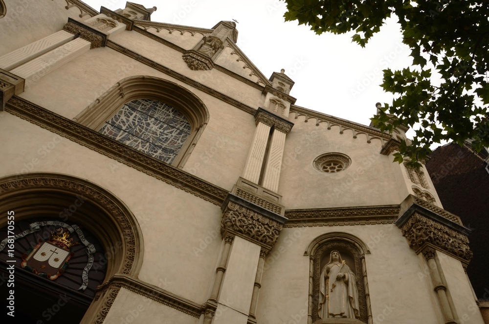 Fototapeta premium Eglise des Petits Carmes (Avenue de la Toison d’Or / Bruxelles)