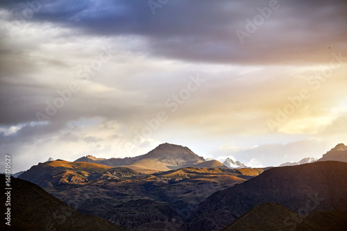 Beautiful landscape of mountains