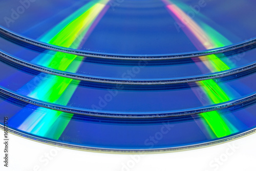 DVD, CD, compact disk, optical refraction, sectral colour photo