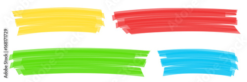 Textmarker bunt