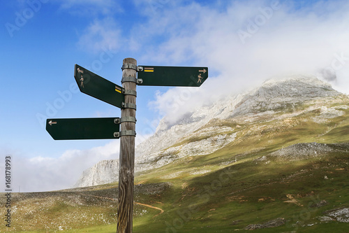 Hiking signs