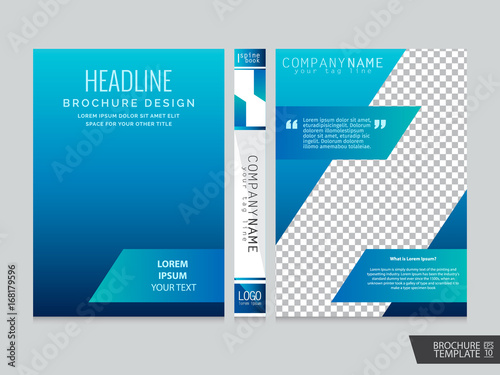 rochure design template vector.Flyers annual report. Leaflet cover presentation. Layout . illustration. photo