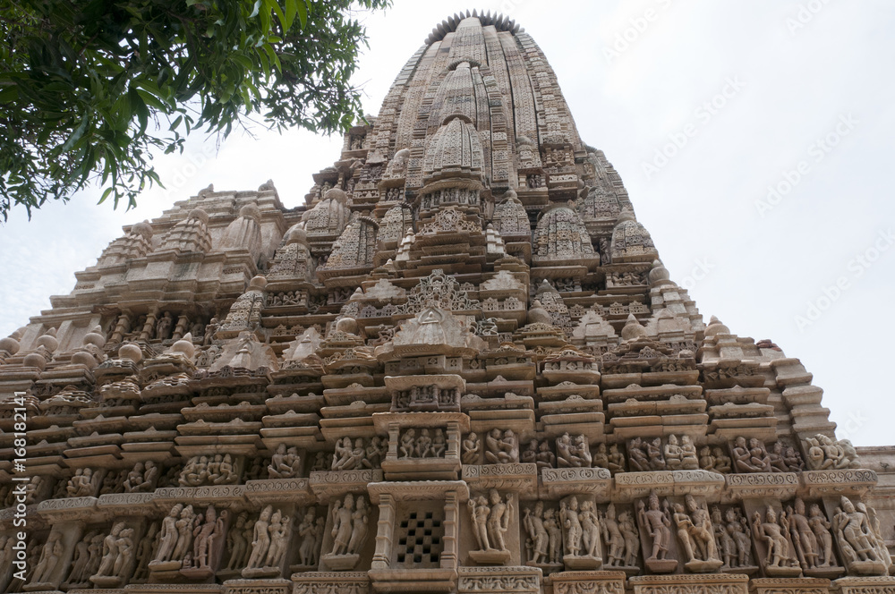 Hindu erotic temple in Khajuraho, India Hindu erotic temple in Khajuraho, India