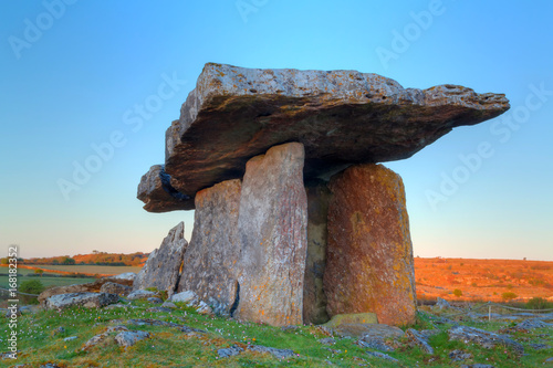 Polnabrone Dolmen in Burren, Co. Clare - Ireland