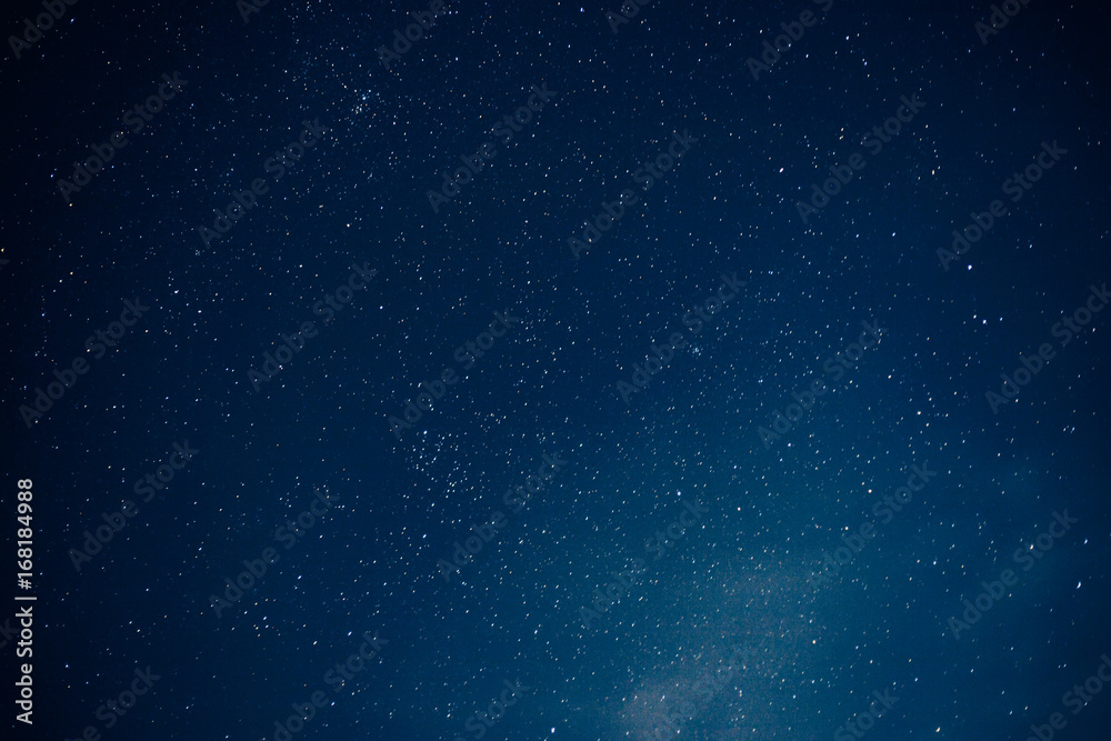 Many stars on night sky, stars background