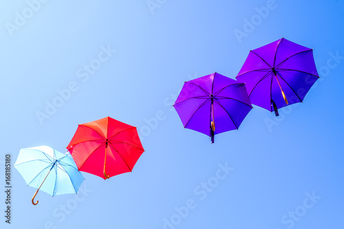 flying umbrellas