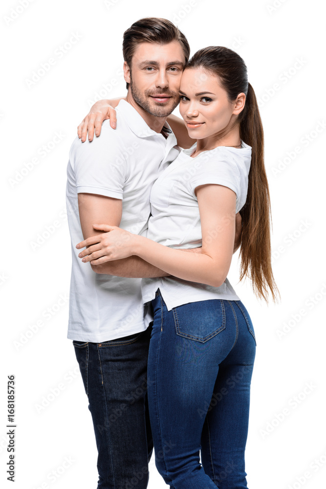 young hugging couple young hugging couple
