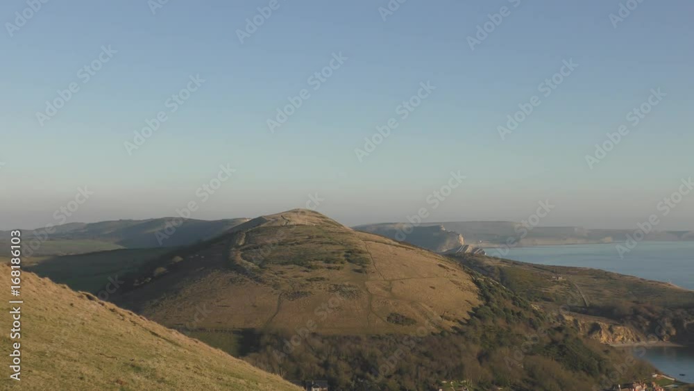 Hills on the coast of the sea. England. Hills on the coast of the sea. England.