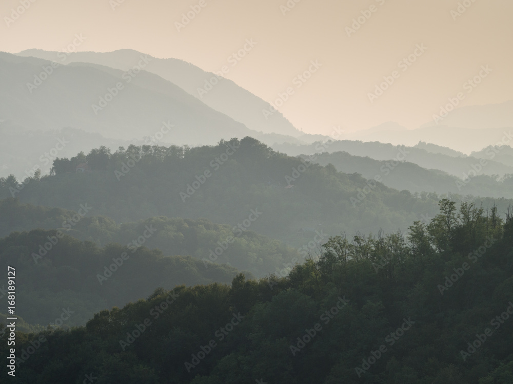 Obraz premium Hrvatsko Zagorje - Abendstimmung