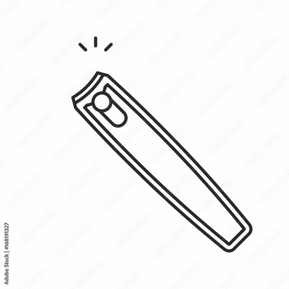Nail clipper icon Nail clipper icon
