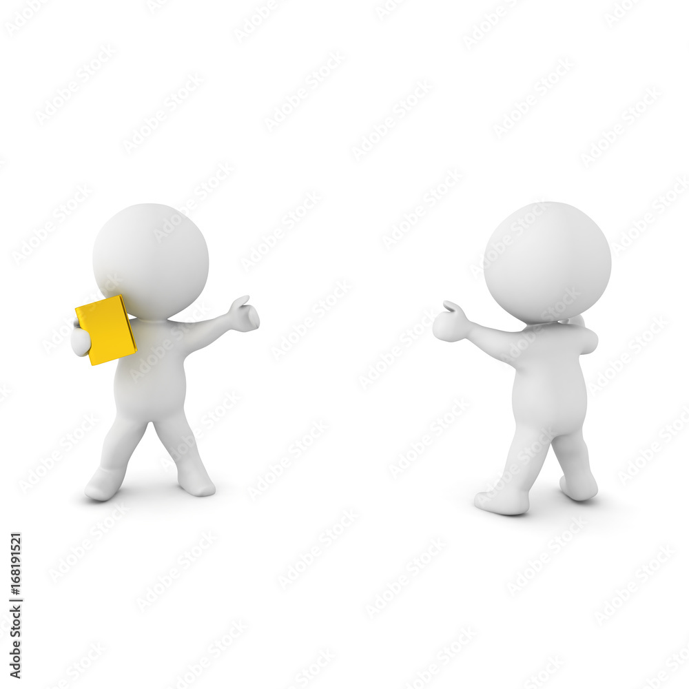 3D Character holding a book versus one without a book 3D Character holding a book versus one without a book