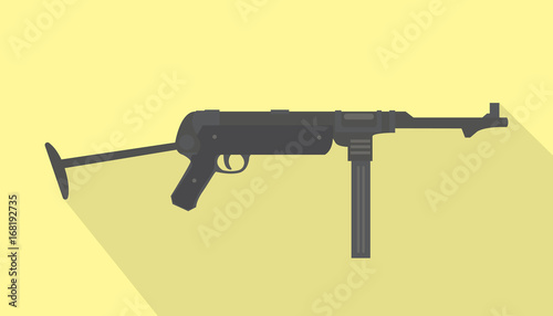 mp40 german submachine gun world war 2 classic