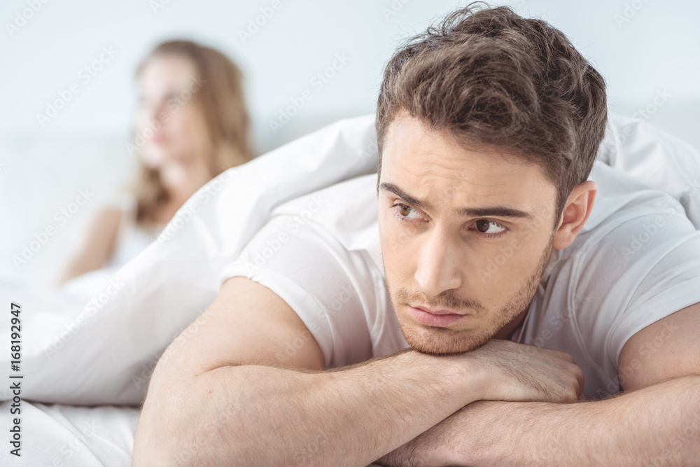 young dissatisfied man young dissatisfied man