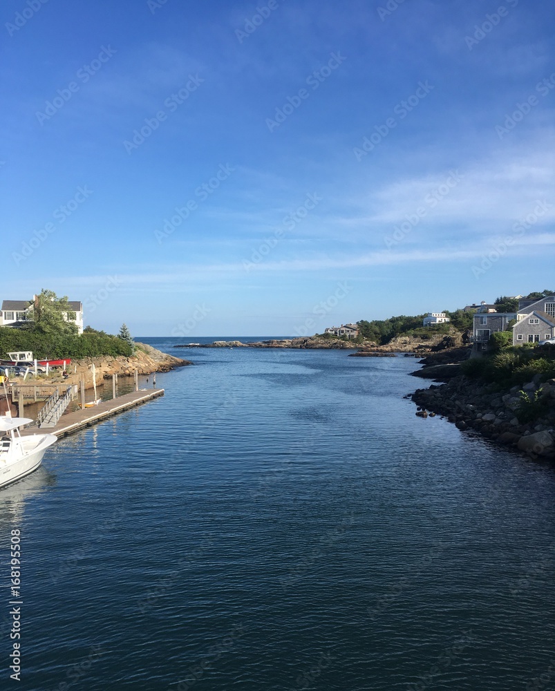 beautiful Perkins Cove in southern Maine