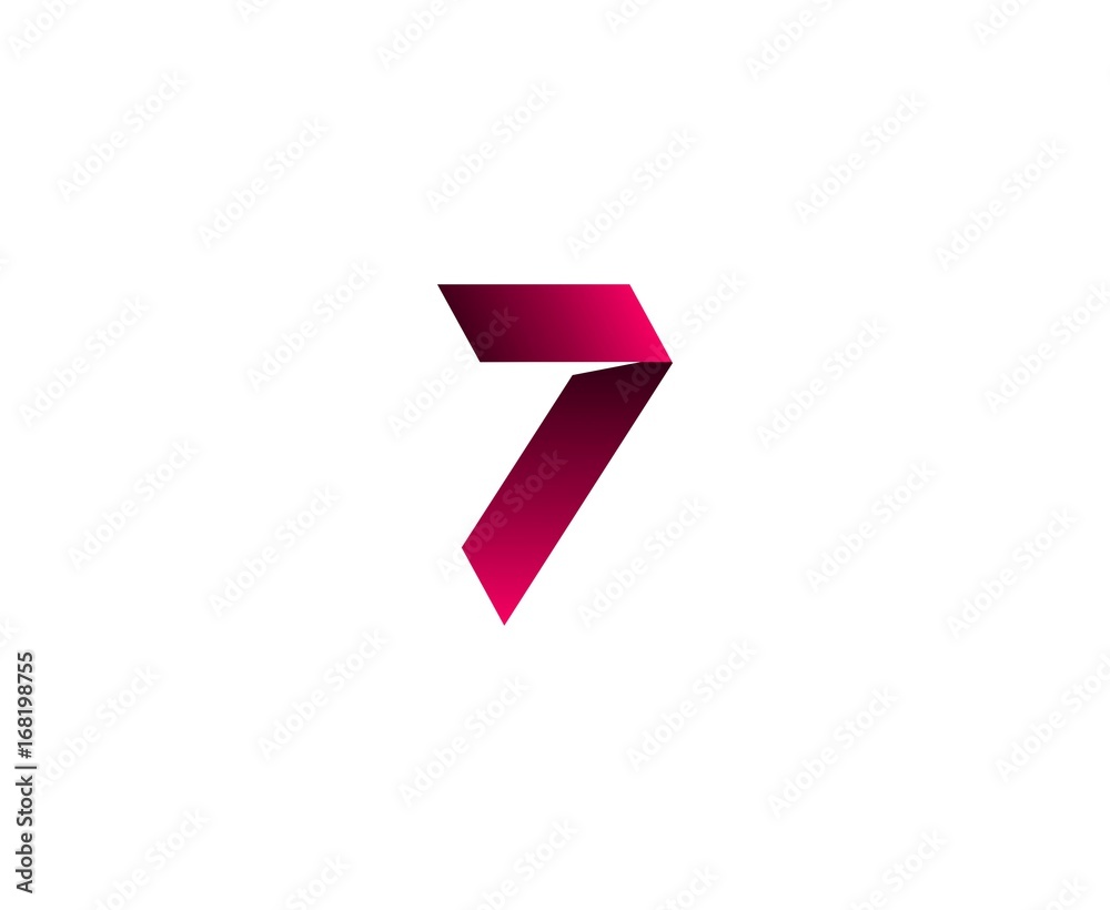 7 number logo 7 number logo