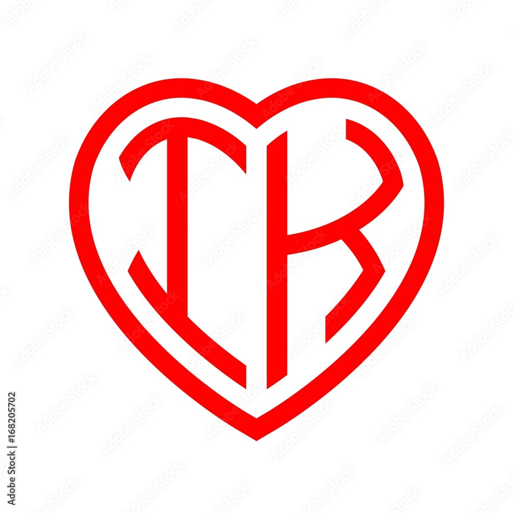 initial letters logo ik red monogram heart love shape initial letters logo ik red monogram heart love shape