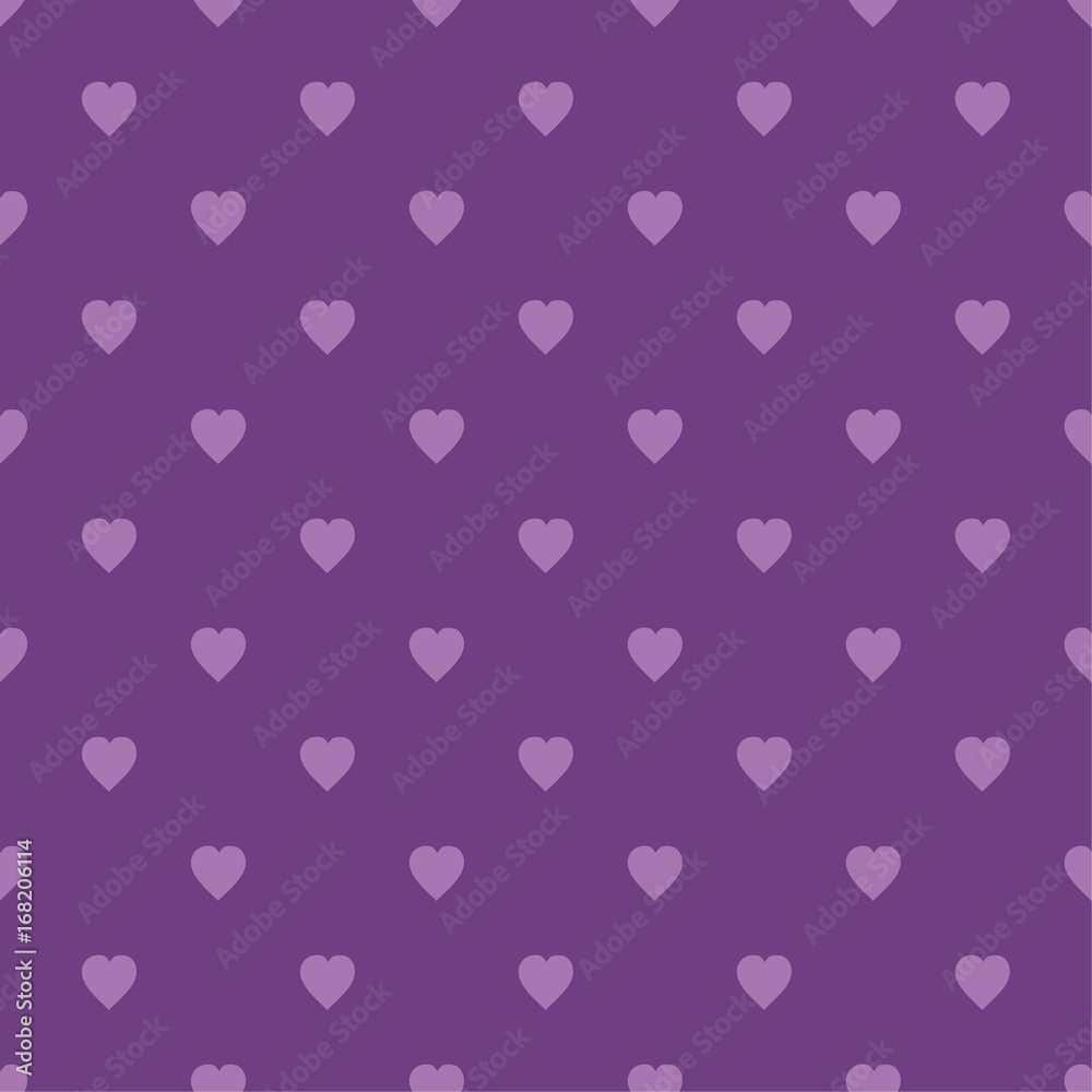 Hearts pattern  Vector illustration seamless