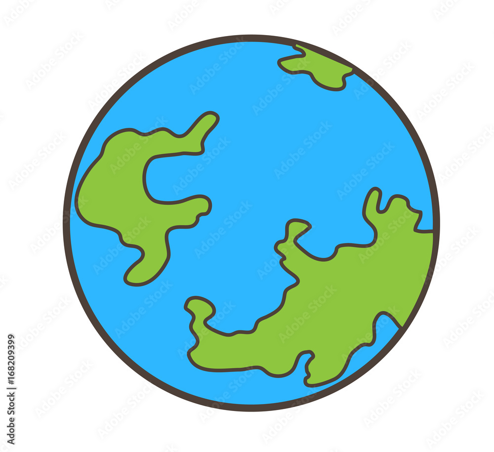Earth Planet Vector Background Earth Planet Vector Background
