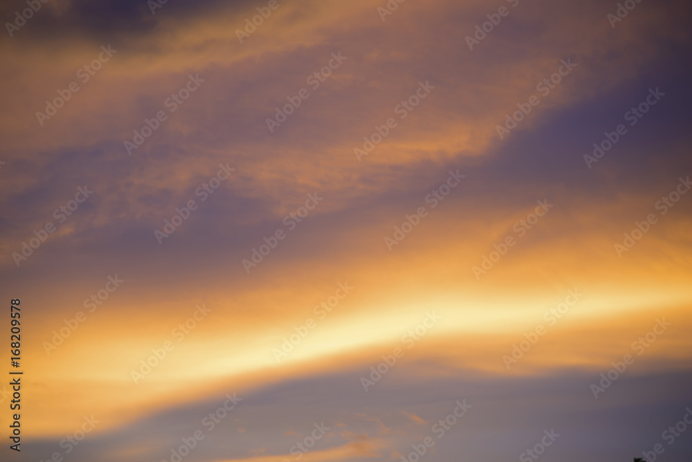 Beautiful colorful sky. Sky background