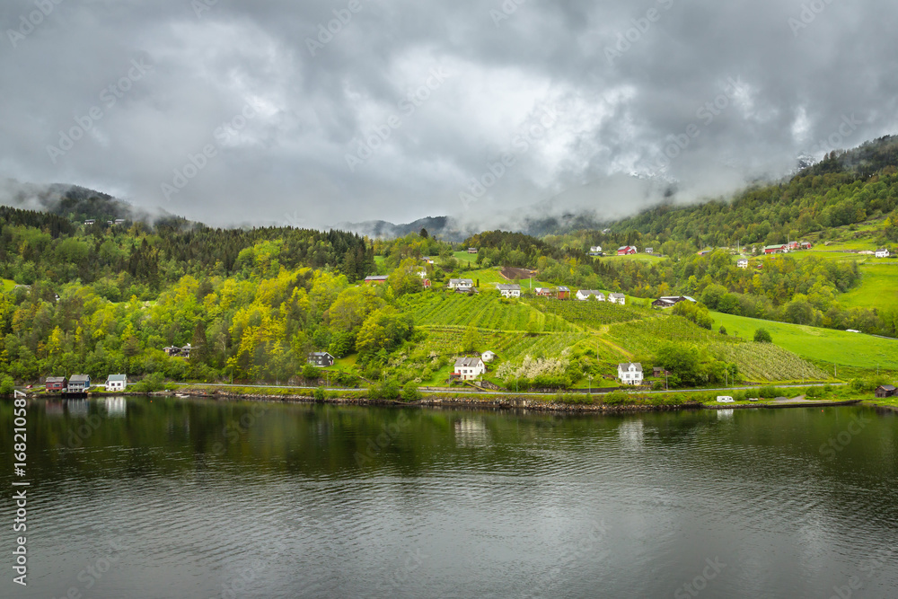 Exposure done in the Ulvik Fjord, Norway