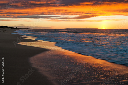 Sunset at Polihale Beach on Kauai, Hawaii © Tom Nevesely
