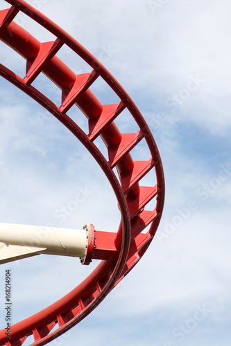 Roller coaster track