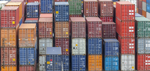 Containerterminal in Hamburg, Deutschland