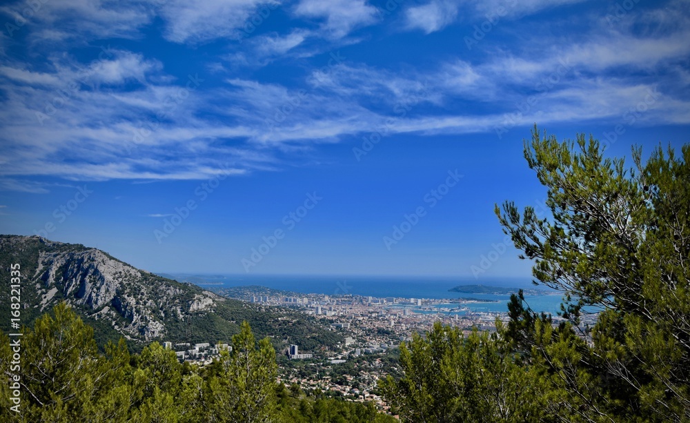 Naklejka premium Toulon le Baou