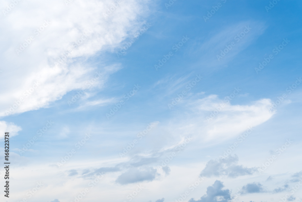 blue sky and cloud