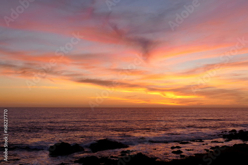 Sonnenuntergang in Cambria