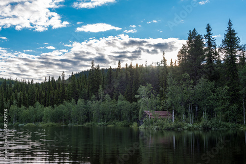 old wooden cabin