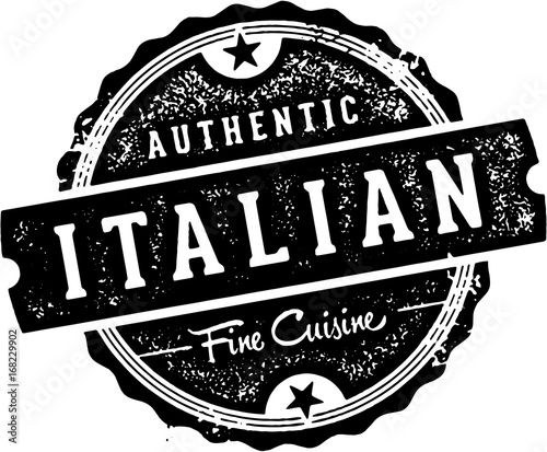 Premium Vintage Italian Food Stamp