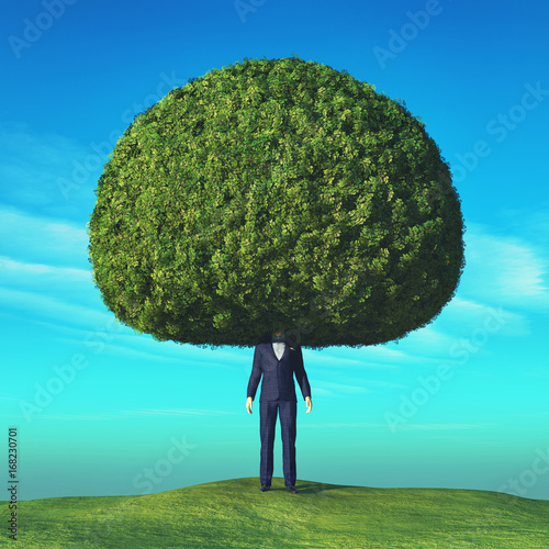 Conceptual image of a tree