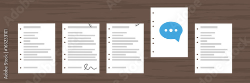 Hervorgehoben - Sprechblase