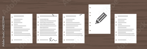 Hervorgehoben - Stift schreiben