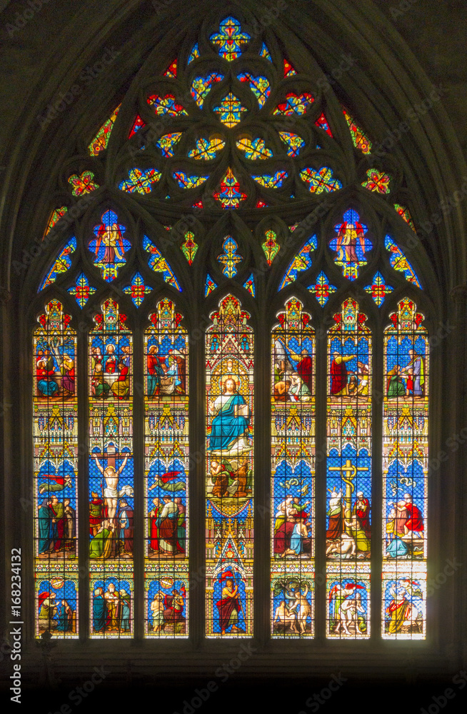Ornate Stained Glass Window