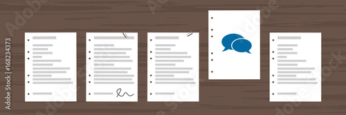 Hervorgehoben - Sprechblasen