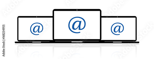 Laptop Banner - at Kontakt