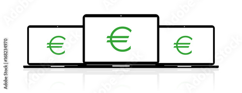 Laptop Banner - Euro