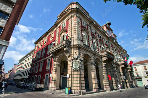 Palazzo del Municipio o Palazzo Rosso Alessandria Piemonte Italia Alessandria Town Hall piedmont italy