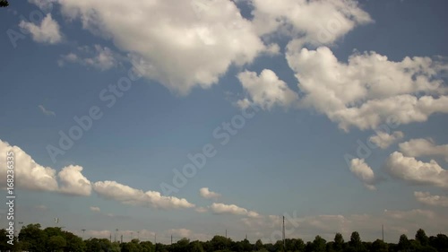 Time lapse sky photo