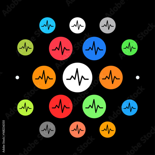 Modernes UI design - Puls