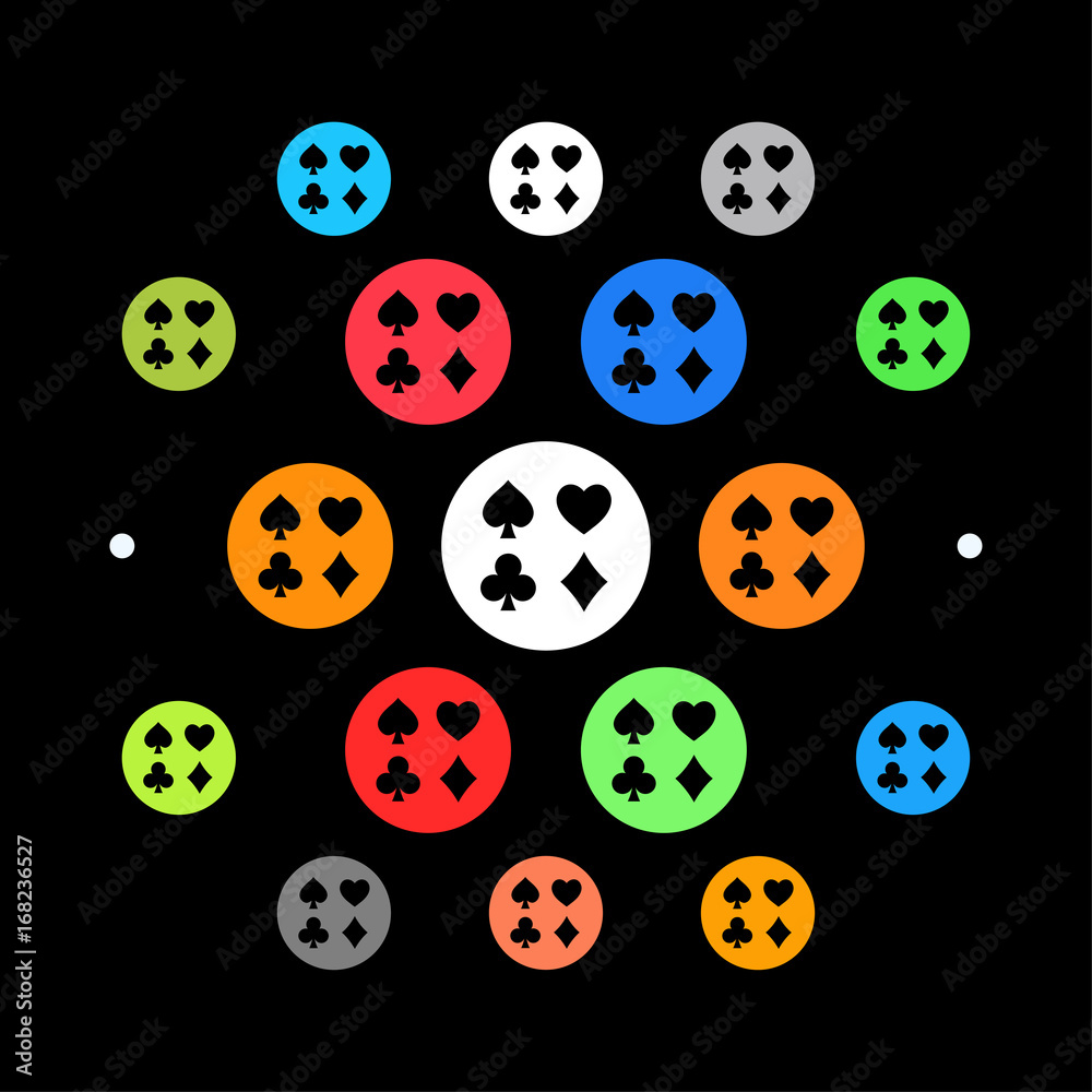 Modernes UI design - Spielkarten Modernes UI design - Spielkarten