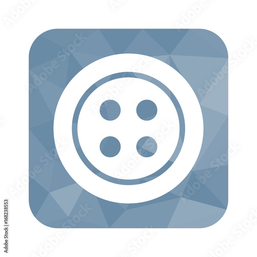 Low Poly Button - Knopf