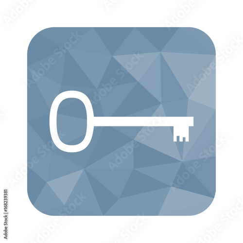 Low Poly Button - simpler Schlüssel