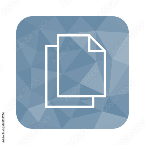 Low Poly Button - leere Seiten