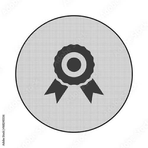 Gitter-Icon Medaille Rosette