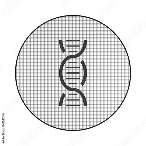 Gitter-Icon DNA Strang