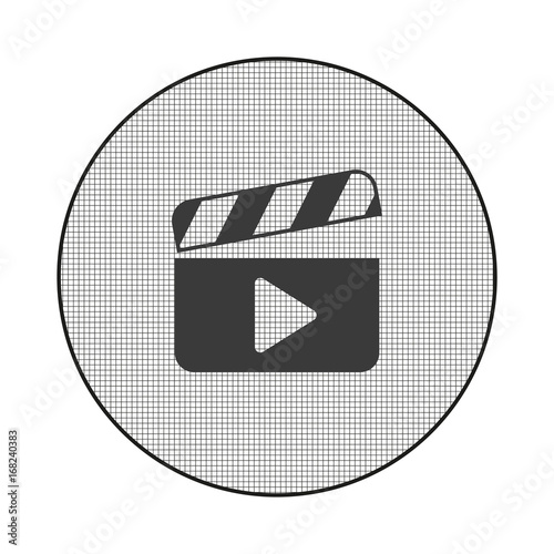 Gitter-Icon Filmklappe Wiedergabe