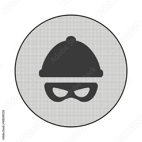 Gitter-Icon Einbrecher
